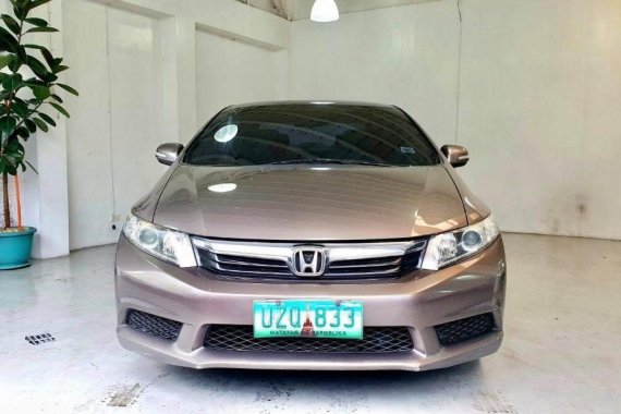 Sell Brown 2012 Honda Civic in Quezon City