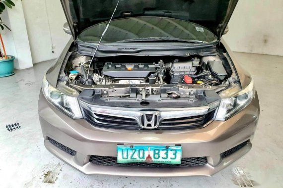 Sell Brown 2012 Honda Civic in Quezon City