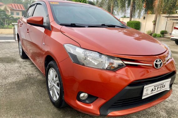 Selling Orange Toyota Vios 2018 in Taal