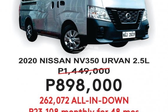 2020 NISSAN NV350 2.5L 18STR 