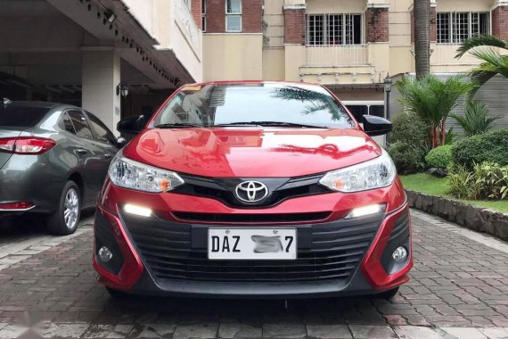 Selling Red Toyota Vios 2019 in Manila