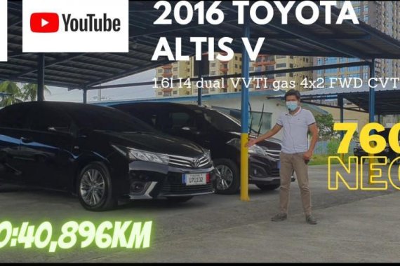 Black Toyota Corolla Altis 2016 for sale in Pasay