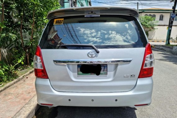 Silver Toyota Innova 2012 for sale in Quezon