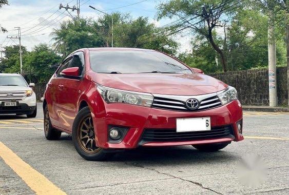 Red Toyota Corolla Altis 2014 for sale in Makati