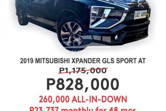 2019 MITSUBISHI XPANDER GLS SPORTS A/T