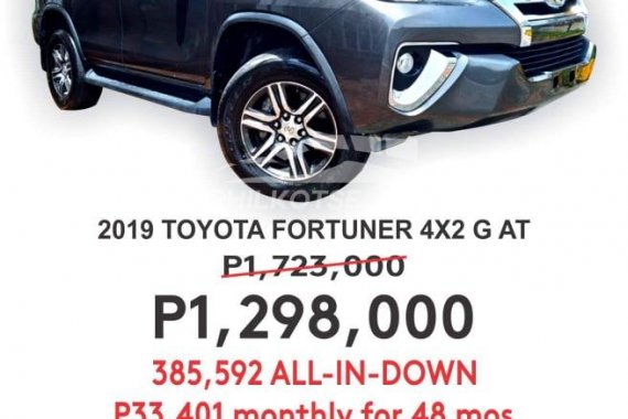 2019 TOYOTA FORTUNER G A/T