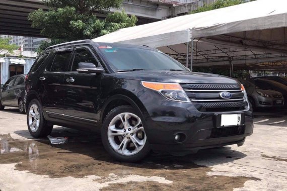 Selling Black Ford Explorer 2014 in Makati