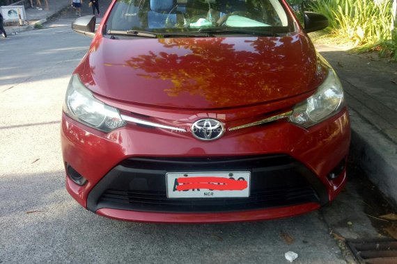 FOR SALE!!! Red 2015 Toyota Vios  1.3 J MT affordable price