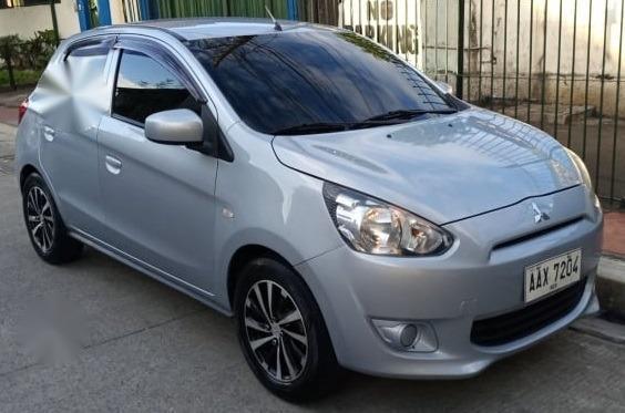 Selling Silver Mitsubishi Mirage 2014 in Quezon City