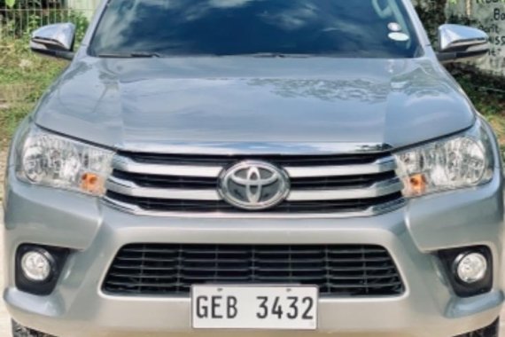 Silver Toyota Hilux 2016 for sale in Bogo