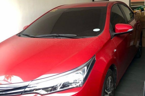 Sell Red 2017 Toyota Corolla in Quezon City