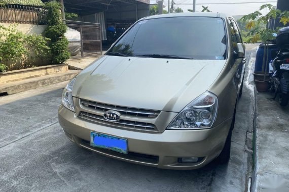 Beige Kia Carnival 2008 for sale in Automatic