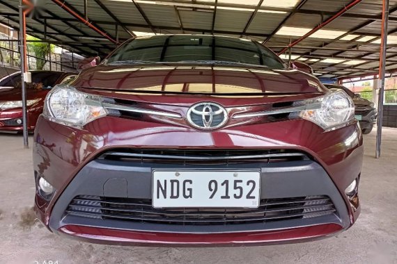 Red Toyota Vios 2017 for sale in Las Pinas