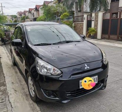 Black Mitsubishi Mirage 2015 for sale in Automatic