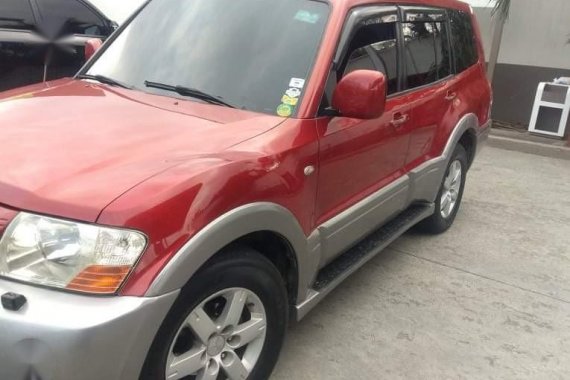 Red Mitsubishi Pajero 2006 for sale in Las Piñas