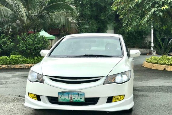 White Honda Civic 2007 for sale in Automatic