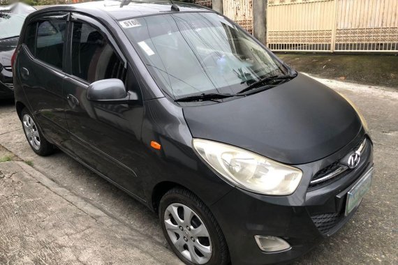 Black Hyundai I10 2011 for sale in Marikina