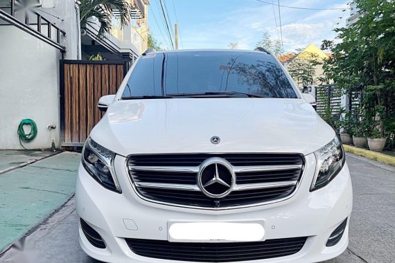 Selling White Mercedes-Benz V-Class 2019 in Bacoor