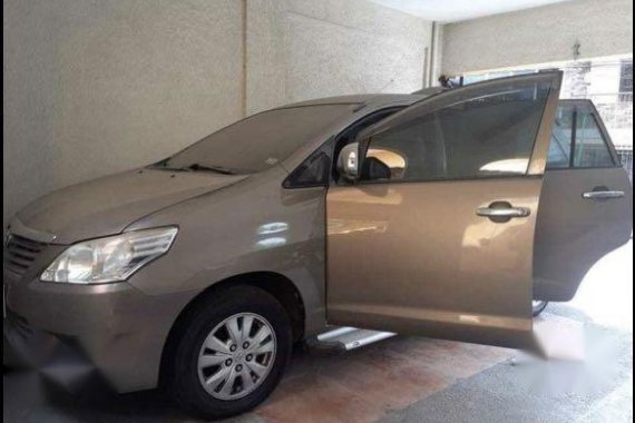 Beige Toyota Innova 2013 for sale in General Trias