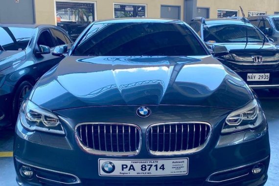 Blue BMw 520D 2017 for sale in San Juan