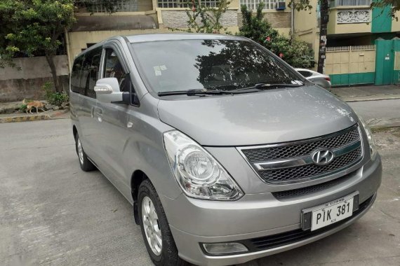 Silver Hyundai Grand starex 2011 for sale in Manila