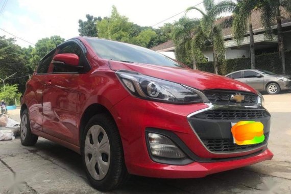 Sell Red 2019 Chevrolet Spark in Quezon City