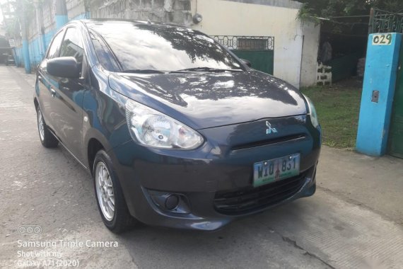 Selling Grey Mitsubishi Mirage 2013 in Valenzuela