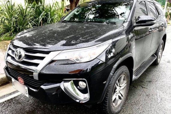 Black Toyota Fortuner 2019 for sale in Parañaque