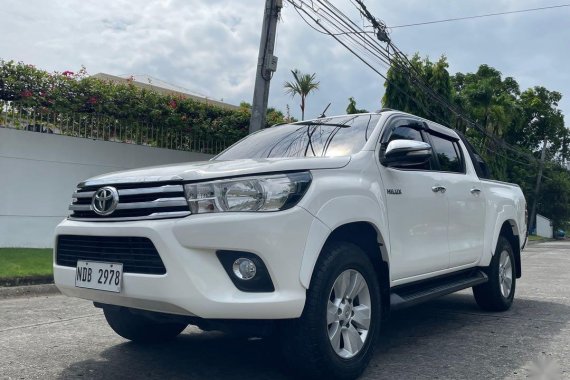Selling White Toyota Hilux 2016 in Muntinlupa