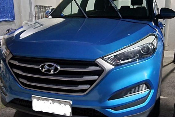 Selling Blue Hyundai Tucson 2017 in Rizal