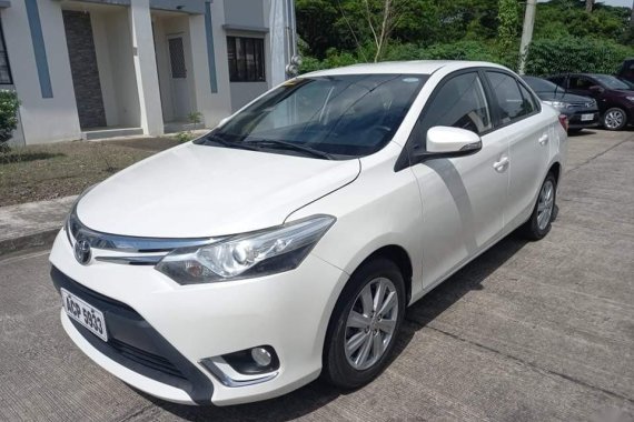 White Toyota Vios 2016 for sale in Lucena