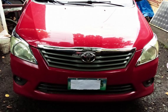 Second hand Red 2012 Toyota Innova  for sale