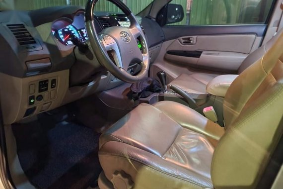 Silver Toyota Fortuner 2013 for sale in Quezon City