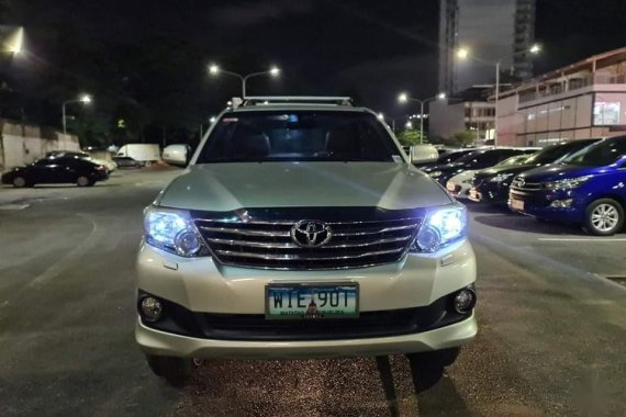 Silver Toyota Fortuner 2013 for sale in Quezon City