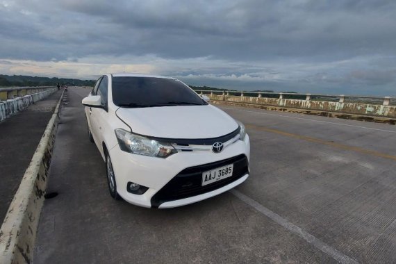 Pearl White Toyota Vios 2014 for sale in Capas