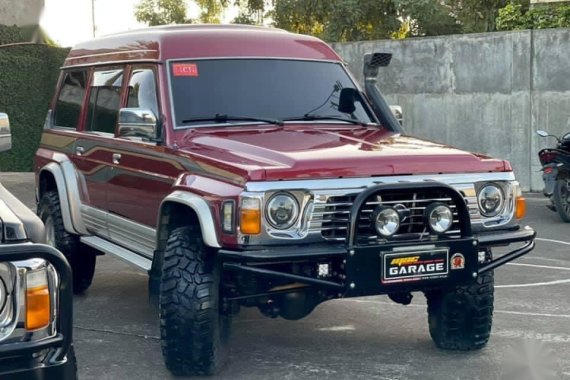 Red Nissan Patrol Safari 1997 for sale in Quezon