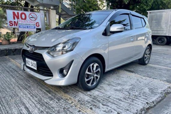 Pearl White Toyota Wigo 2017 for sale in Pasig