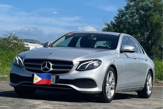 Pearl White Mercedes-Benz E-Class 2017 for sale in Quezon