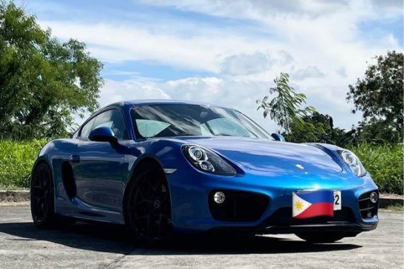 Selling Blue Porsche Cayman 2016 in Quezon