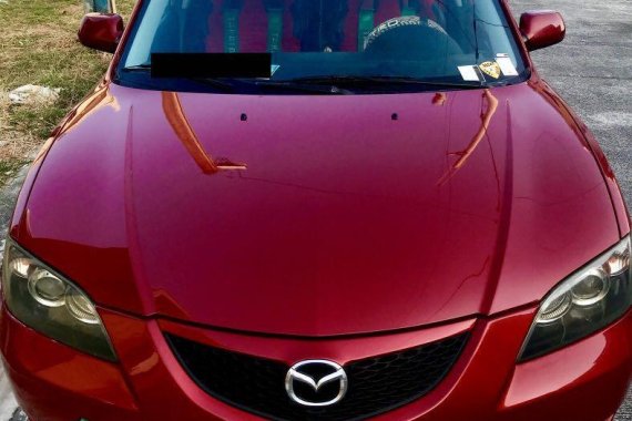 Selling Red Mazda 3 2005 in Valenzuela