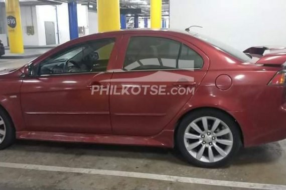 Red 2012 Mitsubishi Lancer Ex  Automatic for sale