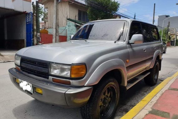 Selling Brightsilver Toyota Land Cruiser 1993 in Quezon