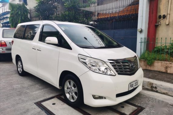 Sell Pearl White 2010 Toyota Alphard in Manila