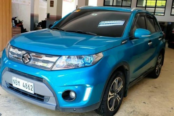 Blue Suzuki Vitara 2018 for sale in Quezon