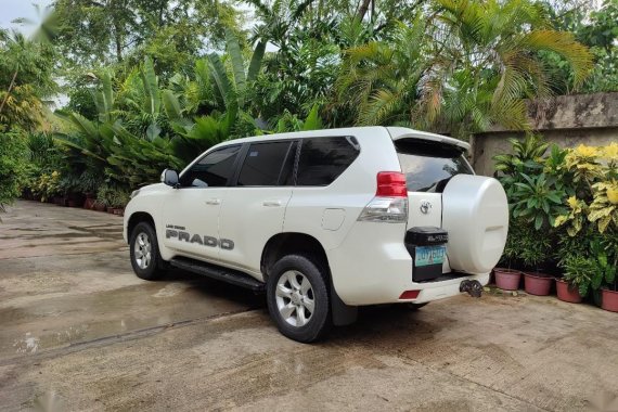 Selling White Toyota Land cruiser Prado 2013 in Cebu City