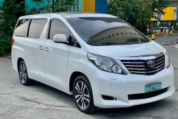 Selling Pearl White Toyota Alphard 2011 in Pasig