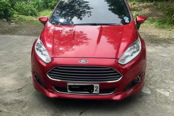 Red Ford Fiesta 2017 for sale in Manila