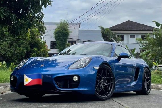 Blue Porsche Cayman 2016 for sale in Quezon City