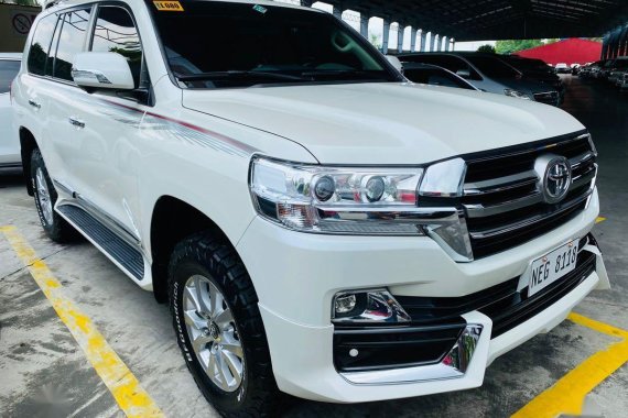 Pearl White Toyota Land Cruiser 2021 for sale in Manila