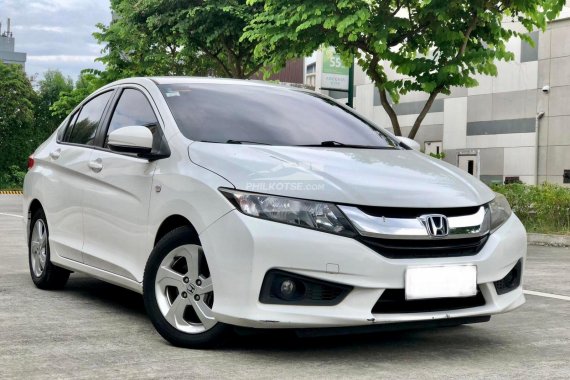 RUSH sale! White 2016 Honda City 1.5 E CVT Automatic Gas Sedan cheap price